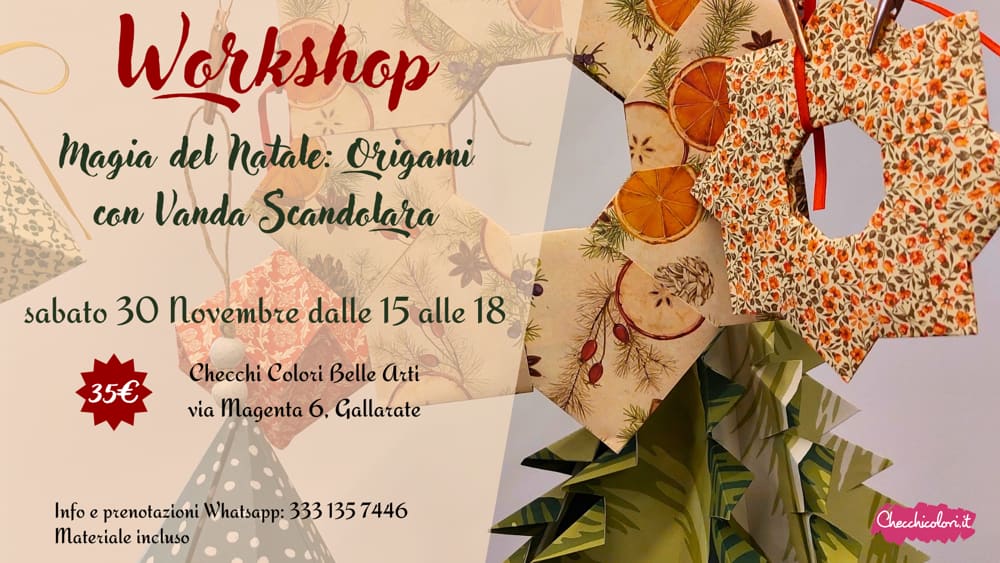 Workshop Natalizio di Origami